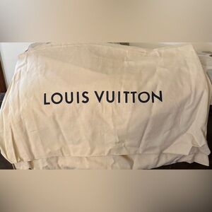 Louis Vuitton Cream Dust Bag